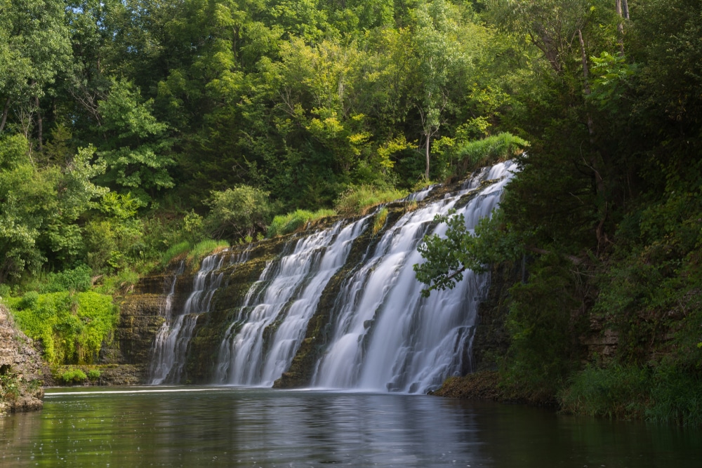 This beautiful waterfall is one of our favorite things to do in Galena this summer